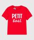 T-shirt bebè a maniche corte in cotone biologico con motivo