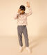 Pantaloni dritti in velluto fine bambina