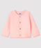 Cardigan bebè femmina in tubique rosa MINOIS