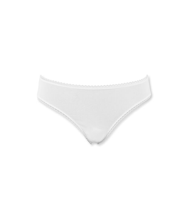 culotte donna in jersey lycra seconda pelle bianco