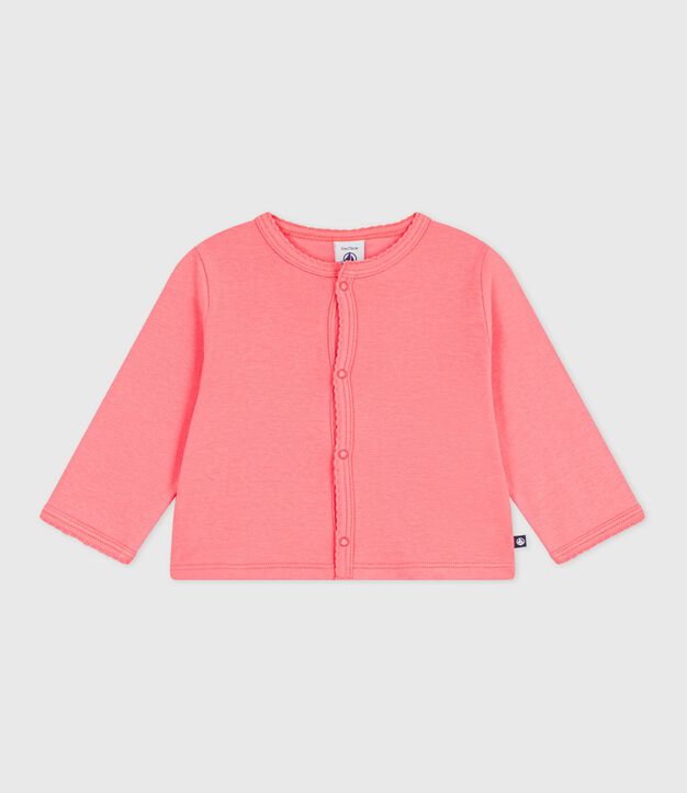 Cardigan in cotone tinta unita neonato FLAMAND