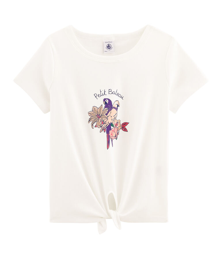 T-shirt bambina bianco
