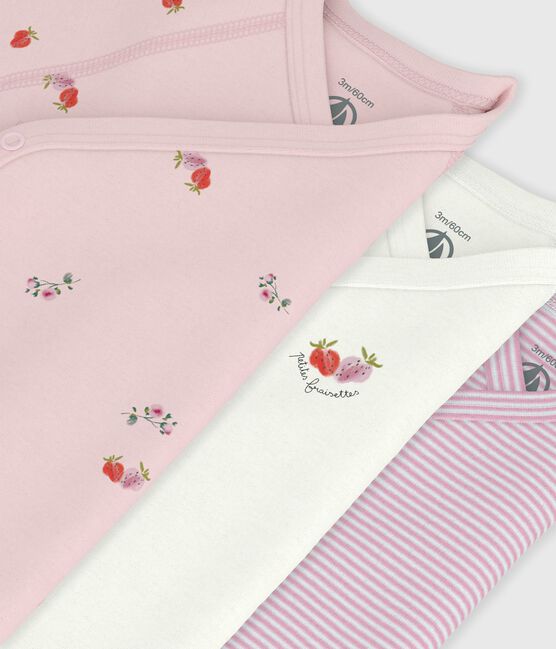 Set di body incrociati a maniche corte in cotone fantasia neonato variante 1