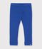 Leggings in cotone tinta unita neonato blu