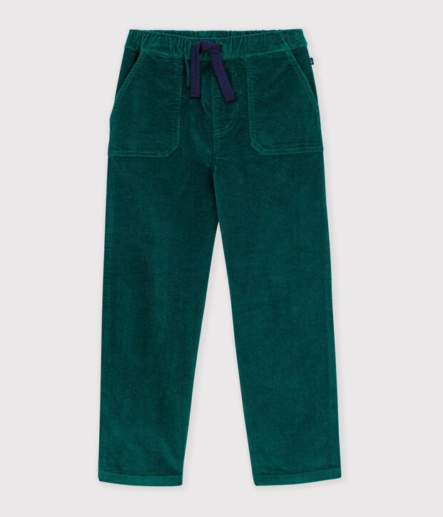 Pantaloni dritti in velluto bambino TREE