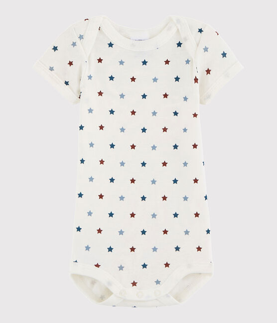 Body a manica corta bebè unisex bianco MARSHMALLOW/bianco MULTICO