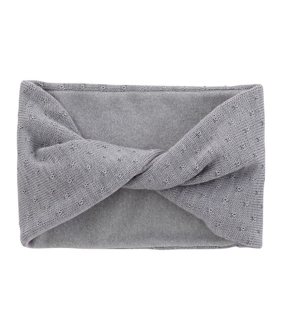 Copricollo misto lana per bambina grigio SUBWAY CHINE