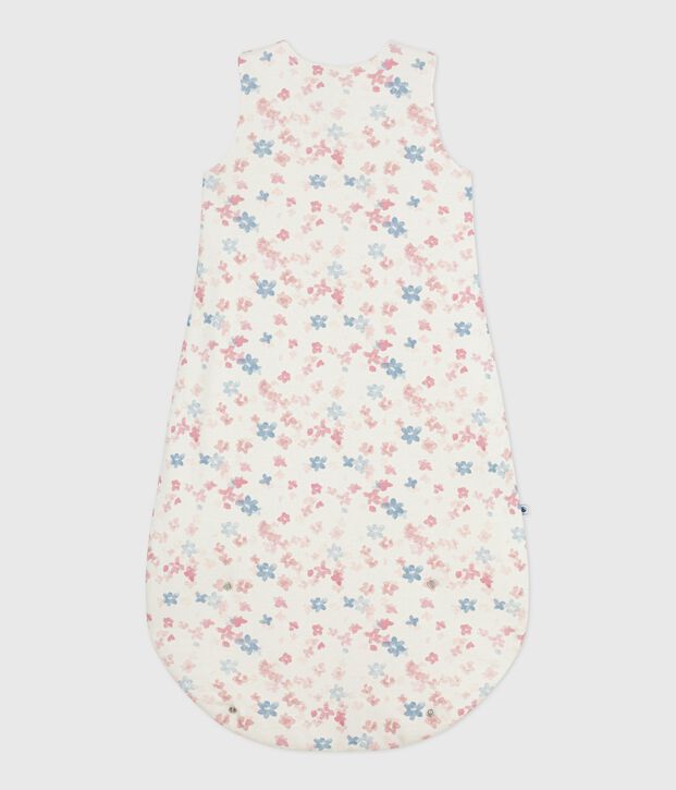 Sacco nanna neonato in cotone con stampa a fiori TOG 2 ecru/multicolore
