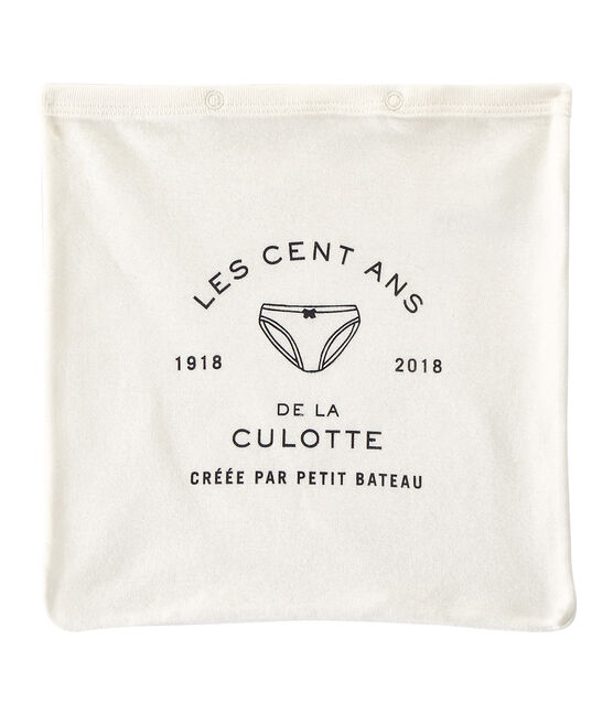 Pochon 100 ans de la culotte Petit Bateau beige COQUILLE