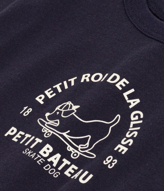 T-shirt a maniche corte in jersey leggero beb&egrave; SMOKING