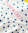 Pigiama corto bambina a pois blu bambina in cotone bianco MARSHMALLOW/ MALLARD