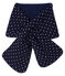 Sciarpa bebè unisex foderata in pile blu SMOKING/bianco MARSHMALLOW