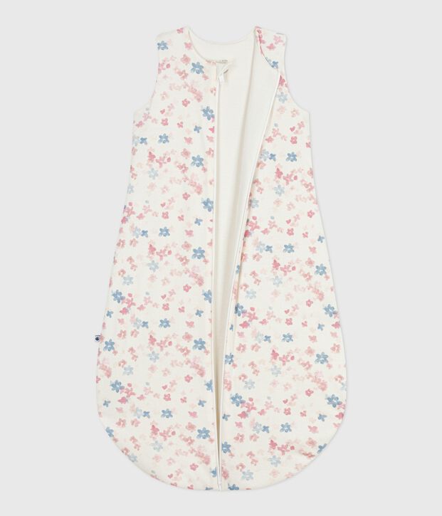 Sacco nanna neonato in cotone con stampa a fiori TOG 2 ecru/multicolore