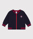 Letter jacket in jersey spesso per bebè