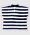 T-shirt maniche corte in jersey bebè maschio blu SMOKING/bianco MARSHMALLOW