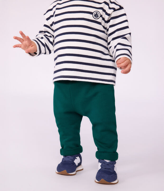Joggers in cotone tinta unita neonato TREE