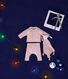 Cofanetto comprendente cardigan, pantaloni e doudou in cotone neonato