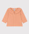 Blusa a maniche lunghe in garza di cotone per bebè rosa SIENNA