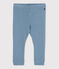 Leggings bebè in maglia a costine blu ROVER