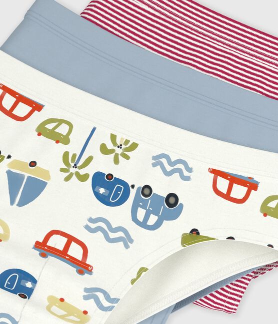 Set di slip in cotone con automobili stampate bambino variante 1