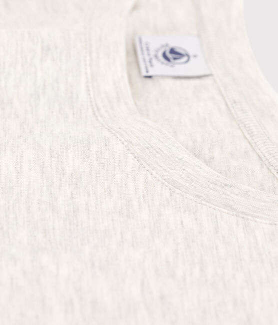 T-shirt LE CLASSIQUE girocollo in cotone Donna grigio BELUGA CHINE
