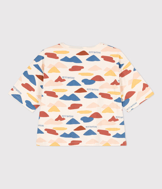 T-shirt stampa BOXY Donna bianco AVALANCHE/ MULTICO