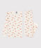 Pigiama snugfit uccellino in cotone bianco MARSHMALLOW/bianco MULTICO