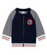 Cardigan zippato bebè maschio in tubique