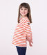 Maglia a righe a maniche lunghe in cotone unisex