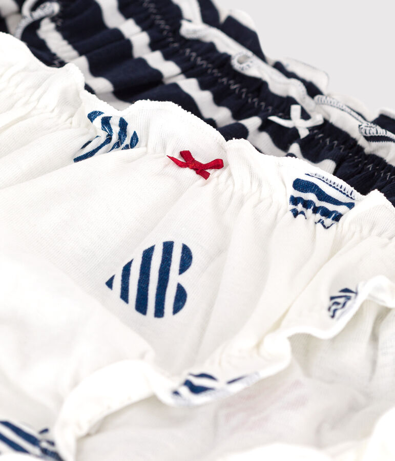 Set di 2 slip in cotone con stampa a cuori donna multicolore