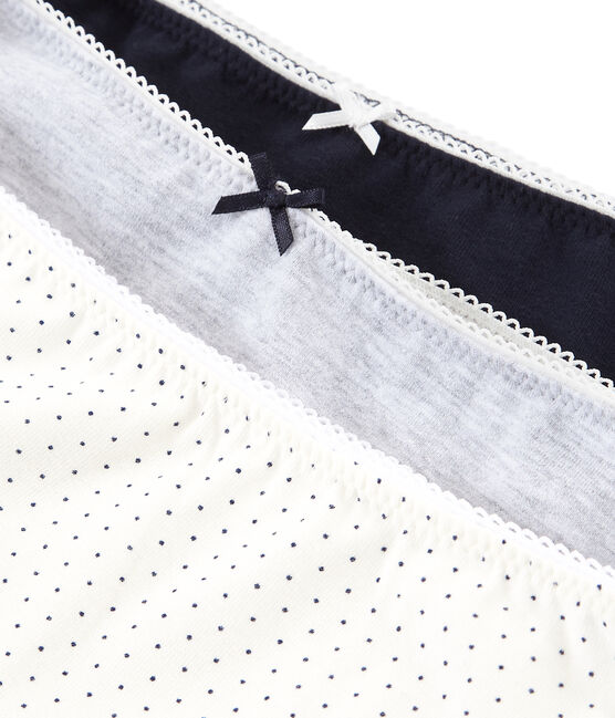 Trio shorty ragazza in cotone stretch variante 1