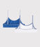 Confezione da 2 brassière cuoricini bambina variante 1