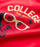 T-shirt bambino a maniche lunghe in cotone rosso TERKUIT