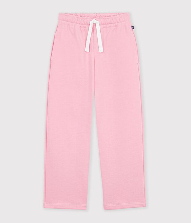 Joggers in cotone tinta unita bambina CHARMI