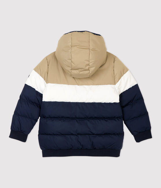 Piumino bambino blu SMOKING/bianco MULTICO