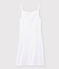 Abito con spalline iconico in cotone Donna bianco ECUME