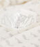 Camicia da notte bambina in ciniglia bianco MARSHMALLOW/grigio ARGENT