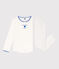 Pigiama bambina in cotone bianco MARSHMALLOW/blu PERSE
