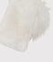 Muffole bambina bianco MARSHMALLOW