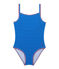 Costume da bagno intero bambina a pois blu DELFT/bianco LAIT