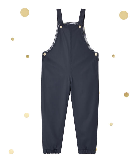 Tutina per bebé in cerata Petit bateau x Marie-Agnès Gillot blu SMOKING