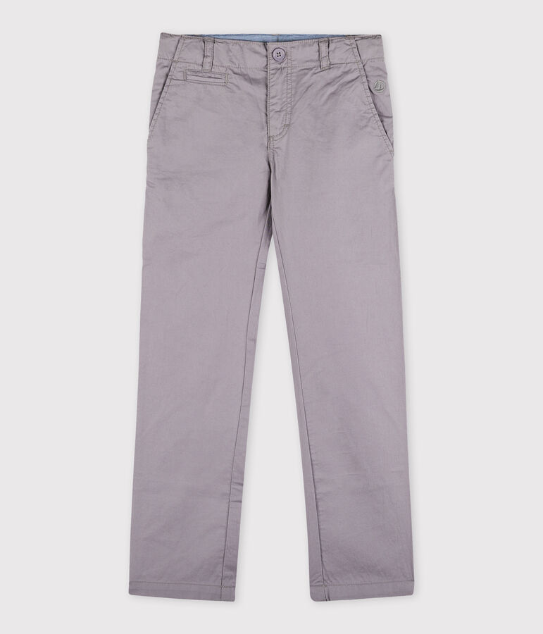 Pantaloni in serge bambino grigio