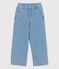 Pantaloni flare in denim chiaro bambina blu DENIM BLEU