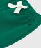 Pantaloni in cotone tinta unita neonato verde EVERGREEN