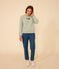 Maglia in tessuto felpato donna verde HERBIER
