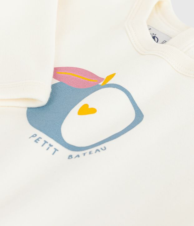 Felpa per neonati in morbido e caldo cotone MILK