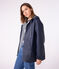 Cerata con cappuccio donna blu SMOKING