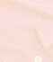 T-shirt a maniche lunghe millerighe in lana e cotone rosa CHARME/bianco MARSHMALLOW