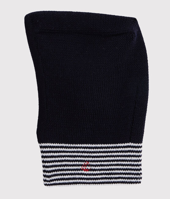 Passamontagna in maglia bambino - bambina blu SMOKING
