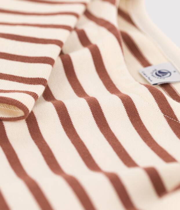Marini&egrave;re in cotone, da Donna ecru/marrone